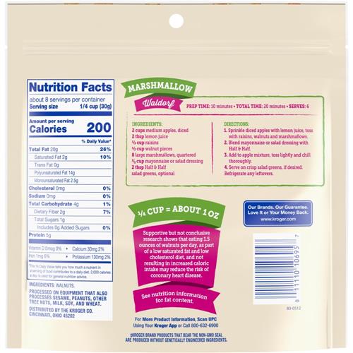 Kroger Walnut Pieces 8 oz