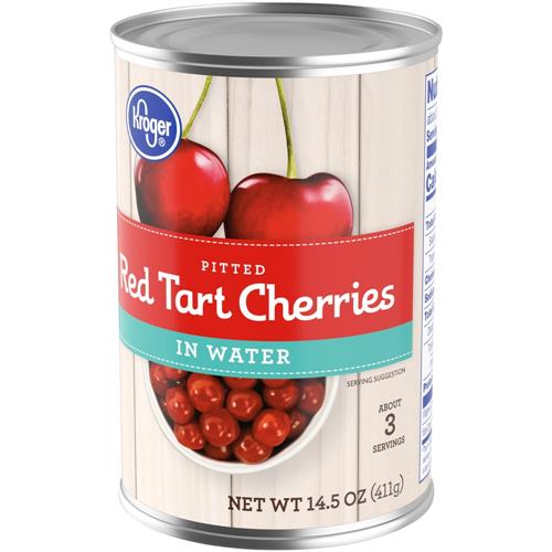 Kroger Canned Pitted Red Tart Cherries in Water 14.5 oz