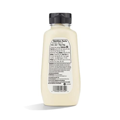 Whole Foods Market, Organic Light Mayo (Squeezable Bottle), 11.2 Oz