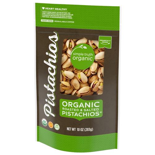 Simple Truth Organic Salted Roasted Pistachios 10 oz