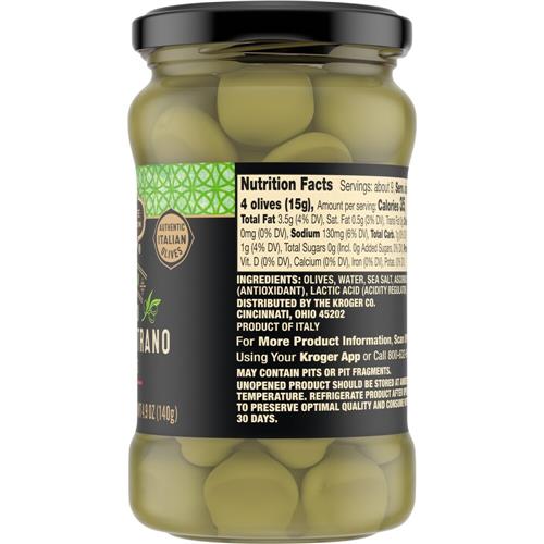 Private Selection Sicilian Pitted Castelvetrano Olives 10.6 oz