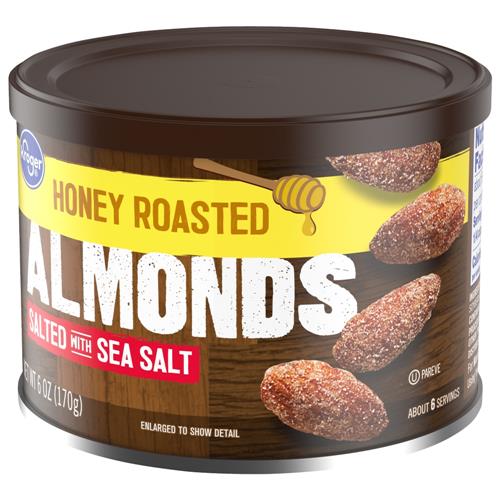 Kroger Honey Roasted Sea Salted Almonds 6 oz