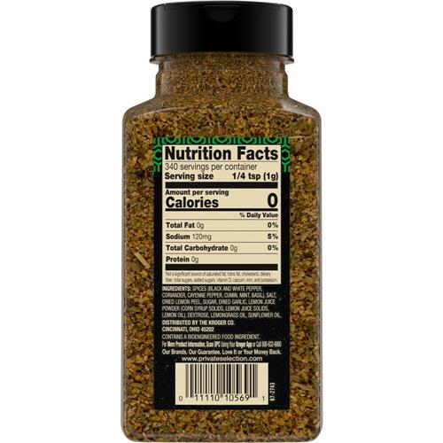 Private Selection Growlin Green Thai Lemongrass BBQ Rub 12 oz