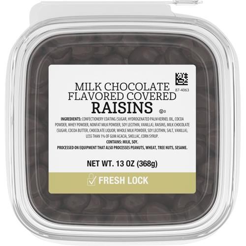 Kroger Milk Chocolate Covered Raisins 13 oz