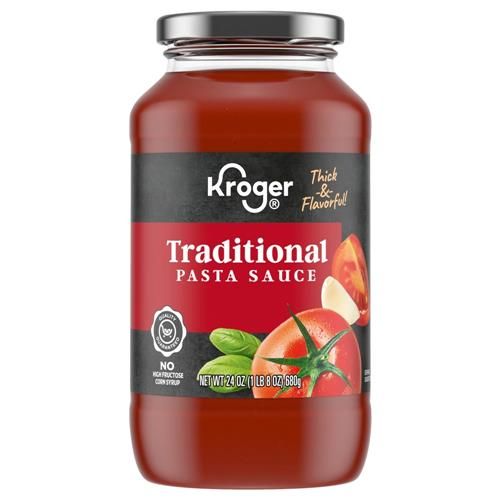 Kroger Classic Tomato Traditional Pasta Sauce 24 oz