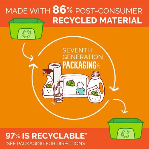 Seventh Generation Liquid Hand Soap, Mandarin Orange & Grapefruit, Gentle Plant-Based Formula, 12 Fl Oz