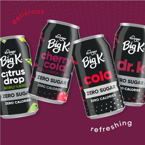 Big K Cherry Cola Soda Cans 12 pk / 12 fl oz