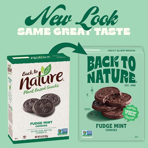 Back To Nature Fudge Mint Cookies - Vegan, Non-Gmo, Made With Wheat Flour, Seriously Tasty Snacks, 5.5 Ounce