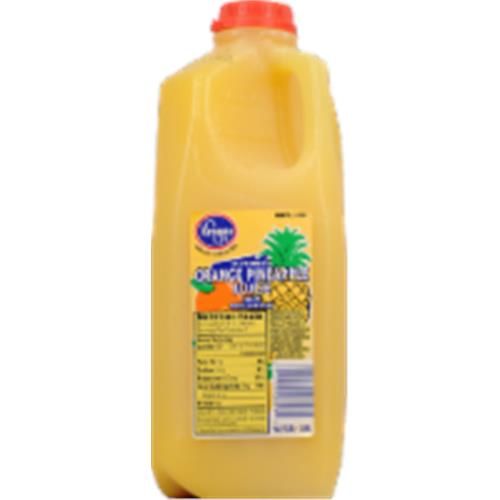 Kroger Orange Pineapple Juice 1/2 gal
