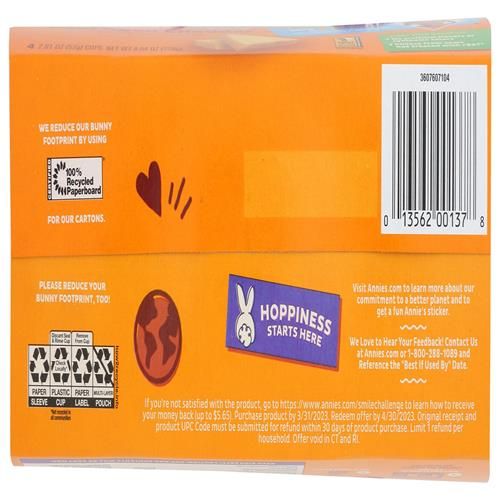 Annies Homegrown, Mac Cheese Real Aged Cheddar 4 Pack, 8.04 Ounce