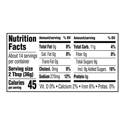 Kraft Hickory Smoke Slow-Simmered Barbecue Sauce, 17.5 Oz Bottle