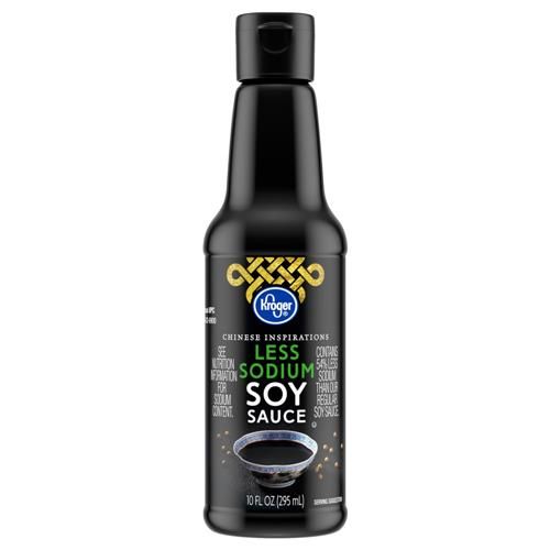 Kroger Less Sodium Soy Sauce 10 fl oz