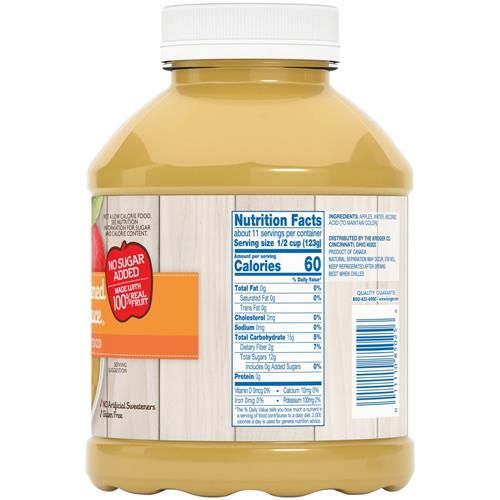 Kroger Unsweetened Applesauce 46 oz