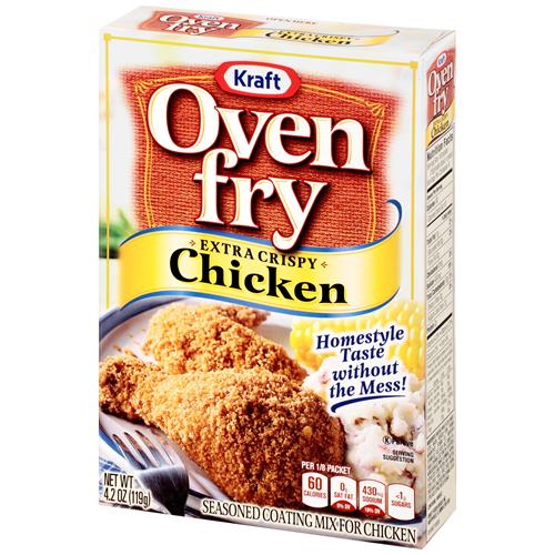 Kraft Oven Fry Extra Crispy Chicken Coating Mix, 4.2 Oz