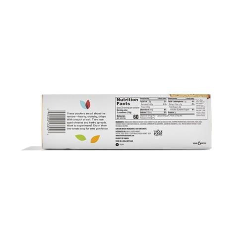 Whole Foods Market Cracked Wheat Crackers, 10.6 Oz