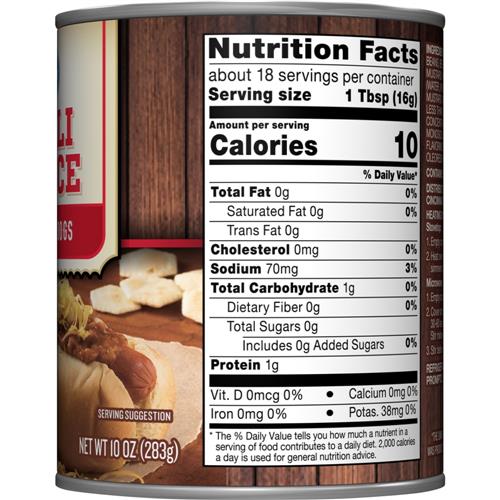 Kroger Hot Dog Chili Sauce 10 oz