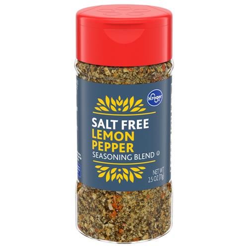 Kroger Salt Free Lemon Pepper Seasoning 2.5 oz