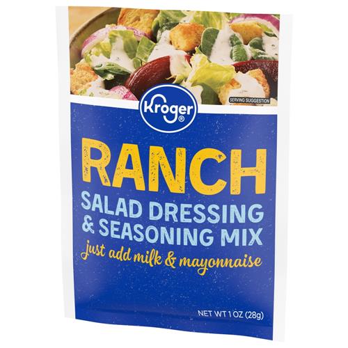 Kroger Ranch Salad Dressing & Seasoning Mix Packet 1 oz