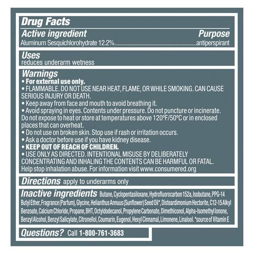 Dove Men+Care Antiperspirant Deodorant Stain Defense Cool Dry Spray For Men Anti-White Marks & Yellow Stains, 72-Hour Sweat And Odor Protection With Triple Defense Technology 3.8 Oz