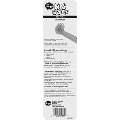 Kroger Kids EasyFlex Total Power Toothbrush 1 ct