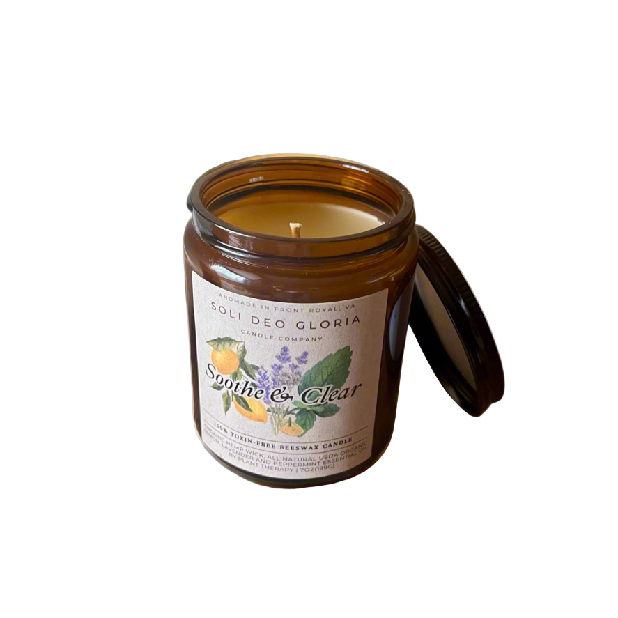 Soothe & Clear | Sinus Relief Beeswax Candle