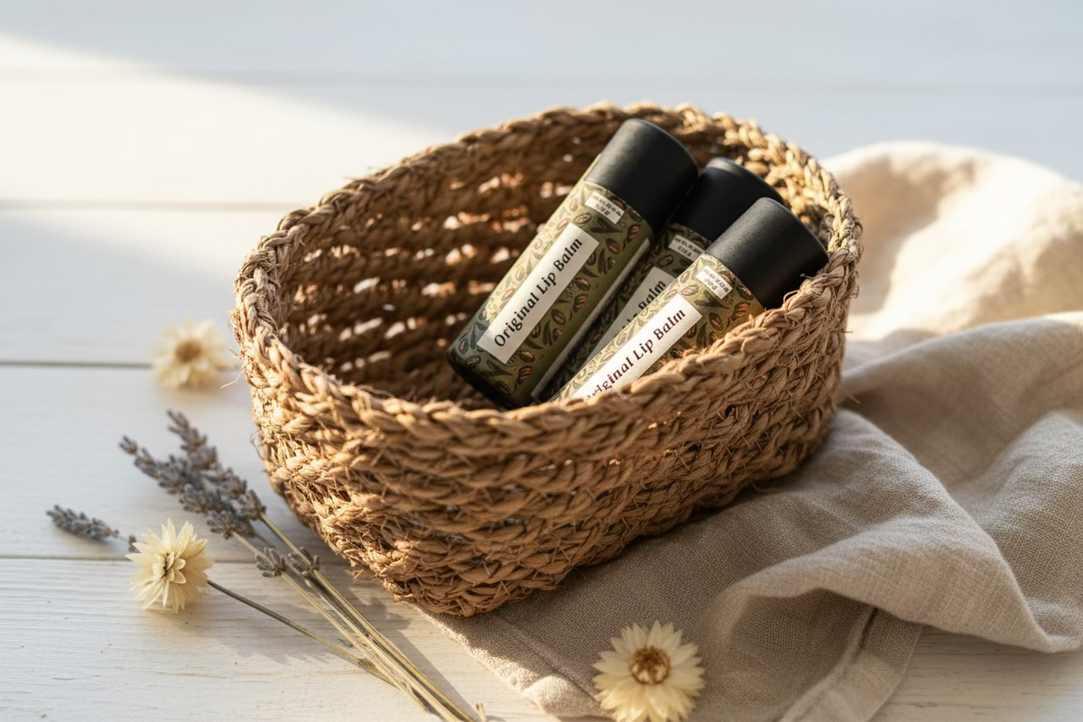 Lip Balm – Vanilla & Original | Hydrating Natural Lip Care with Toxin-Free & Organic Ingredients