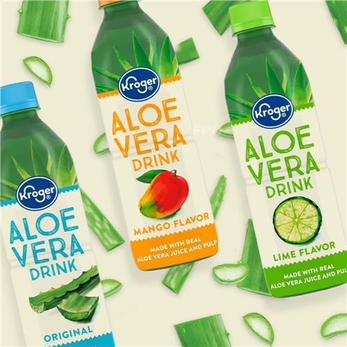 Kroger Mango Flavor Aloe Vera Juice Drink 17 fl oz