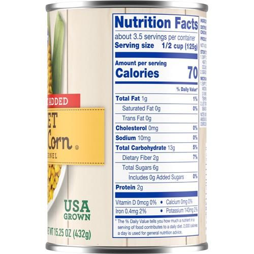 Kroger Whole Kernel Canned Golden Corn 15.25 oz
