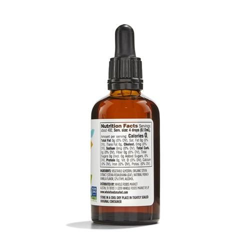 Whole Foods Market Stevia Liquid Extract, Naturally Flavored French Vanilla, 2 Fl Oz