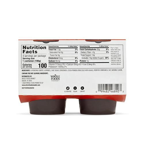 Whole Foods Market Chocolate Almondmilk Pudding, 15 Oz