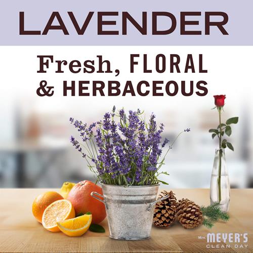 Mrs. Meyers Clean Day Bar Soap, Use As Body Wash Or Hand Soap, Made With Essential Oils, Lavender, 5.3 Oz, 1 Bar