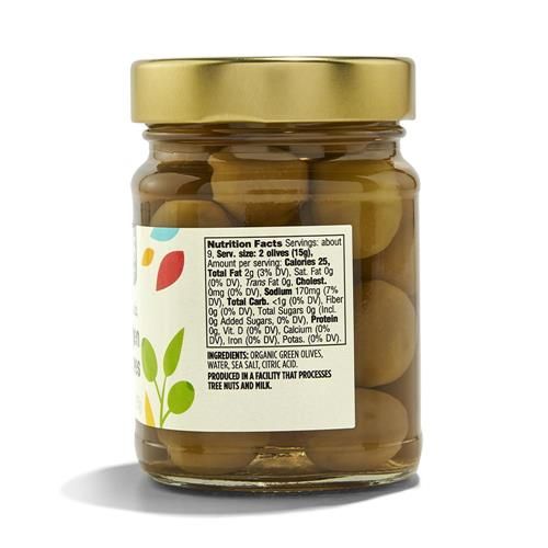 Whole Foods Market, Organic Green Olives, 4.6 Oz