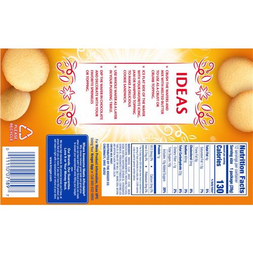 Kroger Mini Vanilla Wafers 12 ct