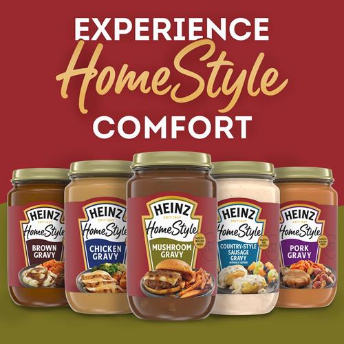 Heinz Homestyle, Mushroom Gravy, 12 Oz