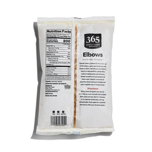 Whole Foods Market, Elbows, 16 Oz