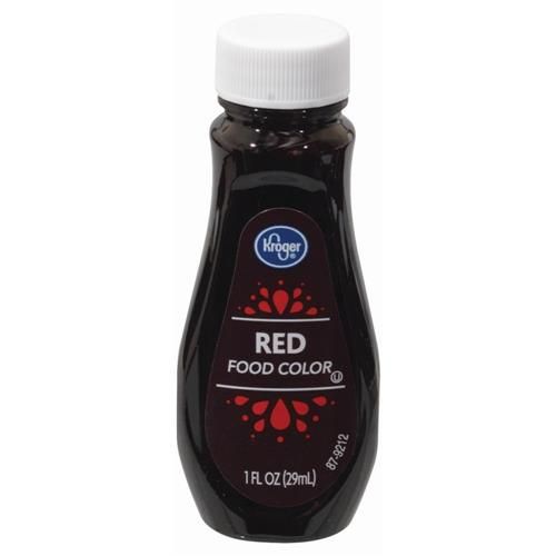 Kroger Red Food Coloring 1 fl oz