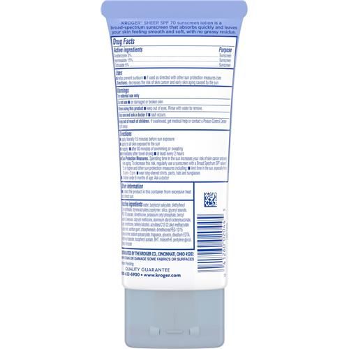 Kroger SPF 70 Sheer Sunscreen 3 fl oz