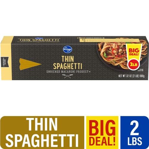 Kroger Thin Spaghetti 32 oz