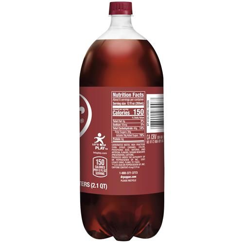 Dr Pepper, 2 L Bottle