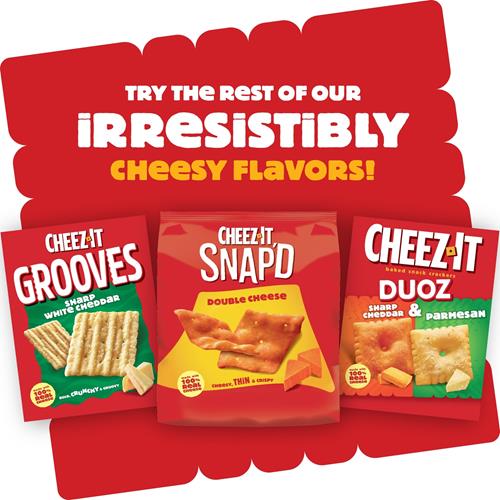 Cheez-It Cheese Crackers, Baked Snack Crackers, Lunch Snacks, Original, 7Oz Box (1 Box)