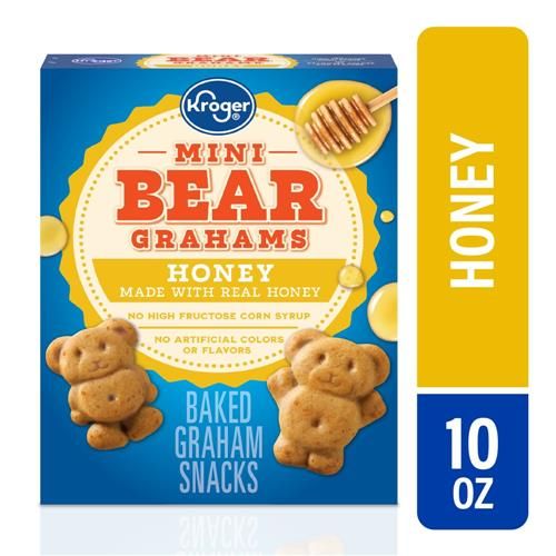 Kroger Mini Bear Honey Graham Crackers 10 oz