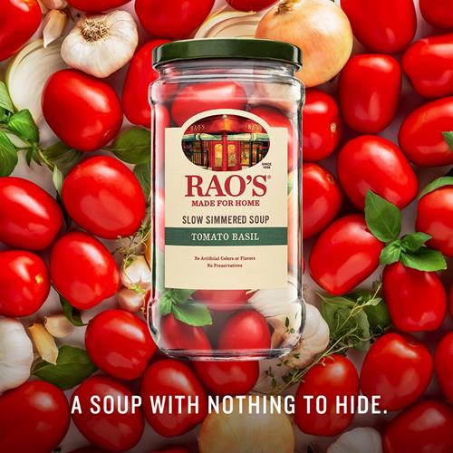 Raos Made For Home Tomato Basil Soup, 16Oz, Traditional Italian Heat And Serve Soup, Made With Premium Quality Ingredients