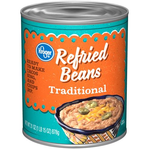 Kroger Traditional Refried Beans 31 oz