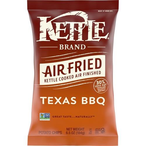 Kettle Brand Air Fried Texas Bbq Chips, 6.5 Oz Bag