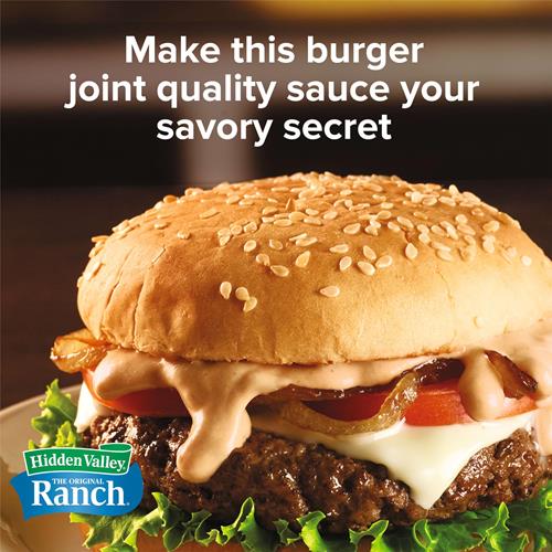 Hidden Valley The Original Ranch Burger Secret Sauce, 12 Fluid Ounce Squeezable Bottle (Package May Vary)