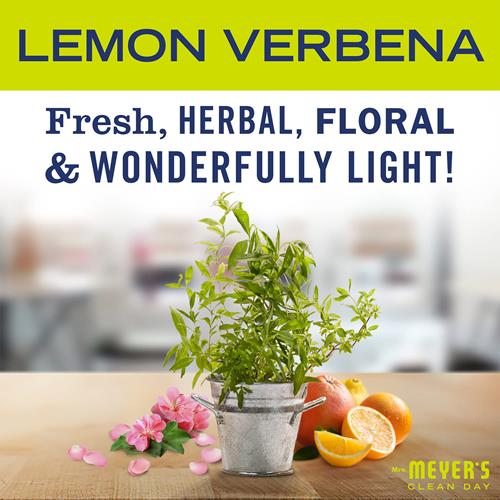 Mrs. Meyers Clean Day Hand Soap, Made With Essential Oils, Biodegradable Formula, Lemon Verbena, 12.5 Fl. Oz