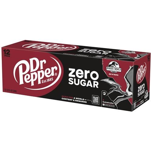 Dr Pepper Zero Sugar - 12 Oz, 12 Pk