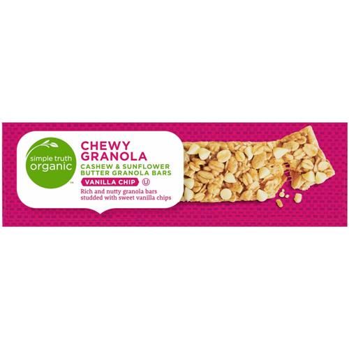 Simple Truth Organic Vanilla Chip Cashew & Sunflower Butter Energy Bars 5 ct