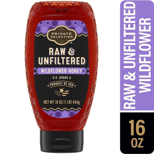 Private Selection Raw Honey Wildflower 16 oz