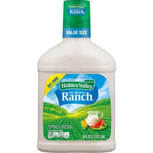 Hidden Valley Original Ranch Salad Dressing And Topping, 36 Ounce Bottle (Package May Vary)